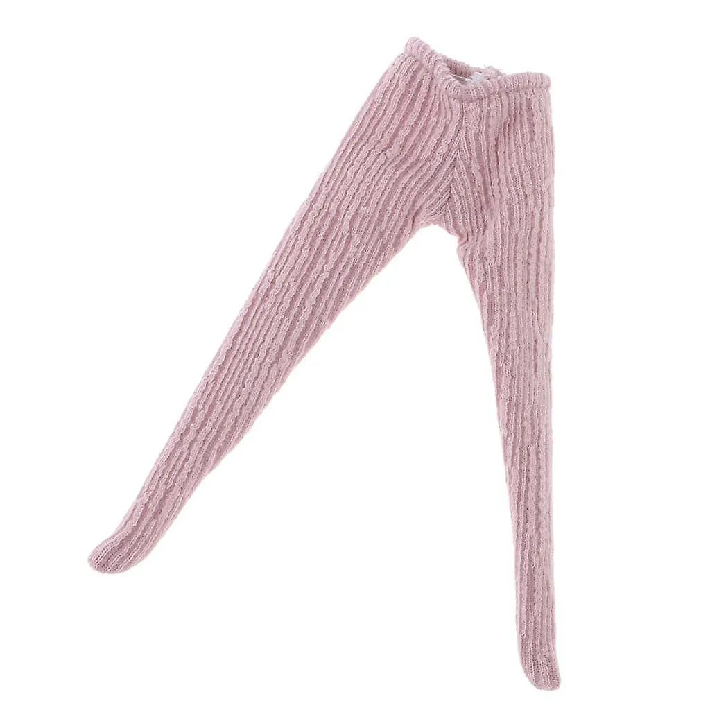 6x Ropa de tela cómoda Leggings Ropa de muñeca Pantalones Suministros largos para 1/6 Dod