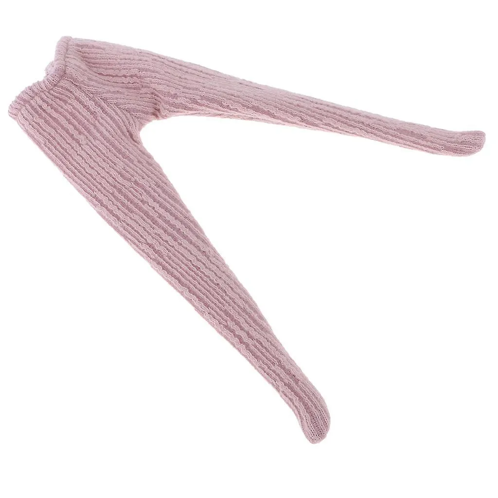 6x Ropa de tela cómoda Leggings Ropa de muñeca Pantalones Suministros largos para 1/6 Dod
