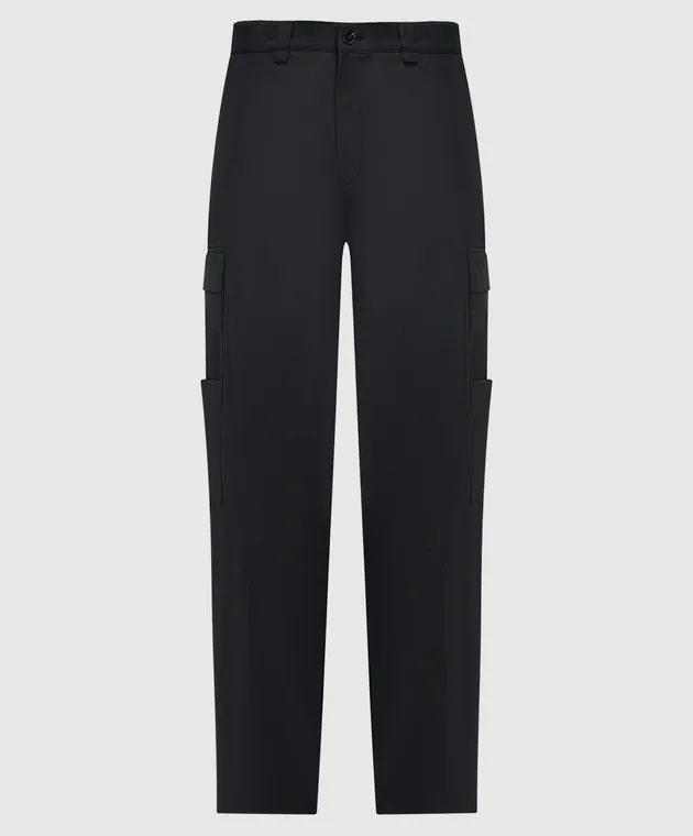 Axel Arigato Park logo patch cargo pants in black