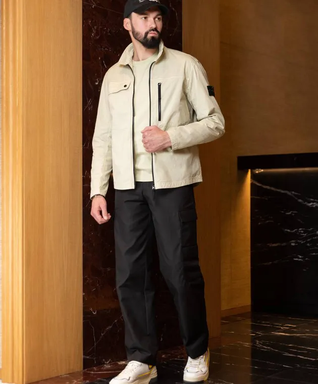 Axel Arigato Park logo patch cargo pants in black