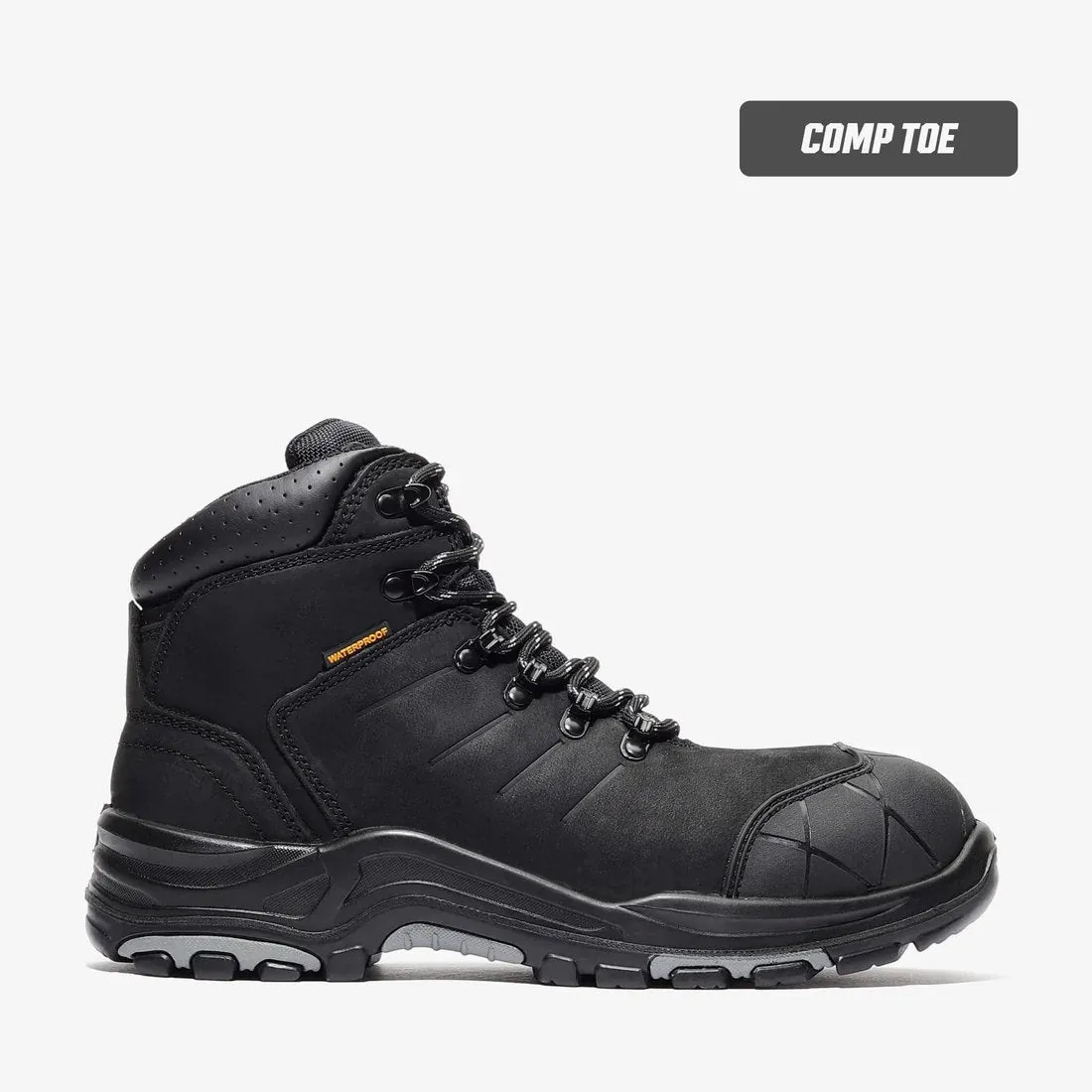 BONANZA RANGER PRO 6 TOE GUARD WORK BOOTS (COMPOSITE TOE)  BLACK