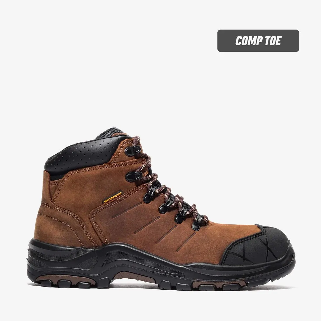 BONANZA RANGER PRO 6 TOE GUARD WORK BOOTS (COMPOSITE TOE)  BROWN