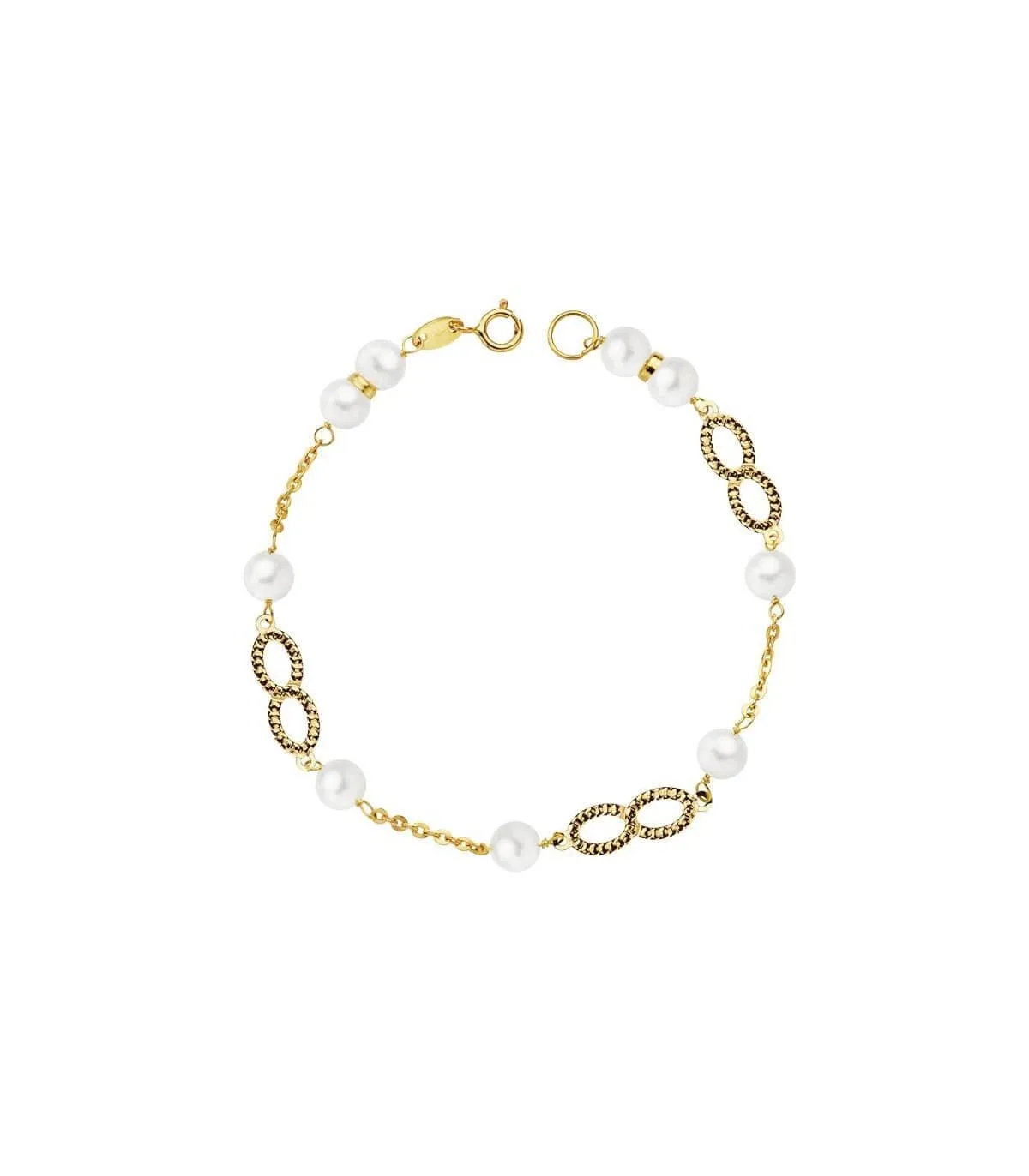 Bracelet Fille Carlota Or 18 K Perles