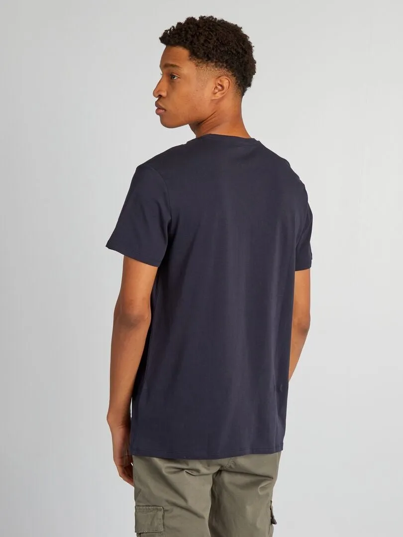 CAMISETA DE ALGODóN PURO +1,90 M  AZUL