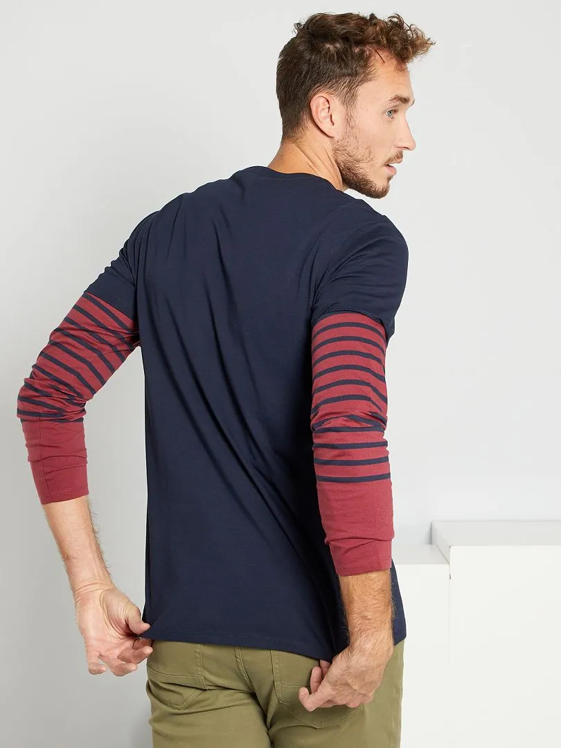 CAMISETA DE ALGODóN PURO +1,90 M  AZUL