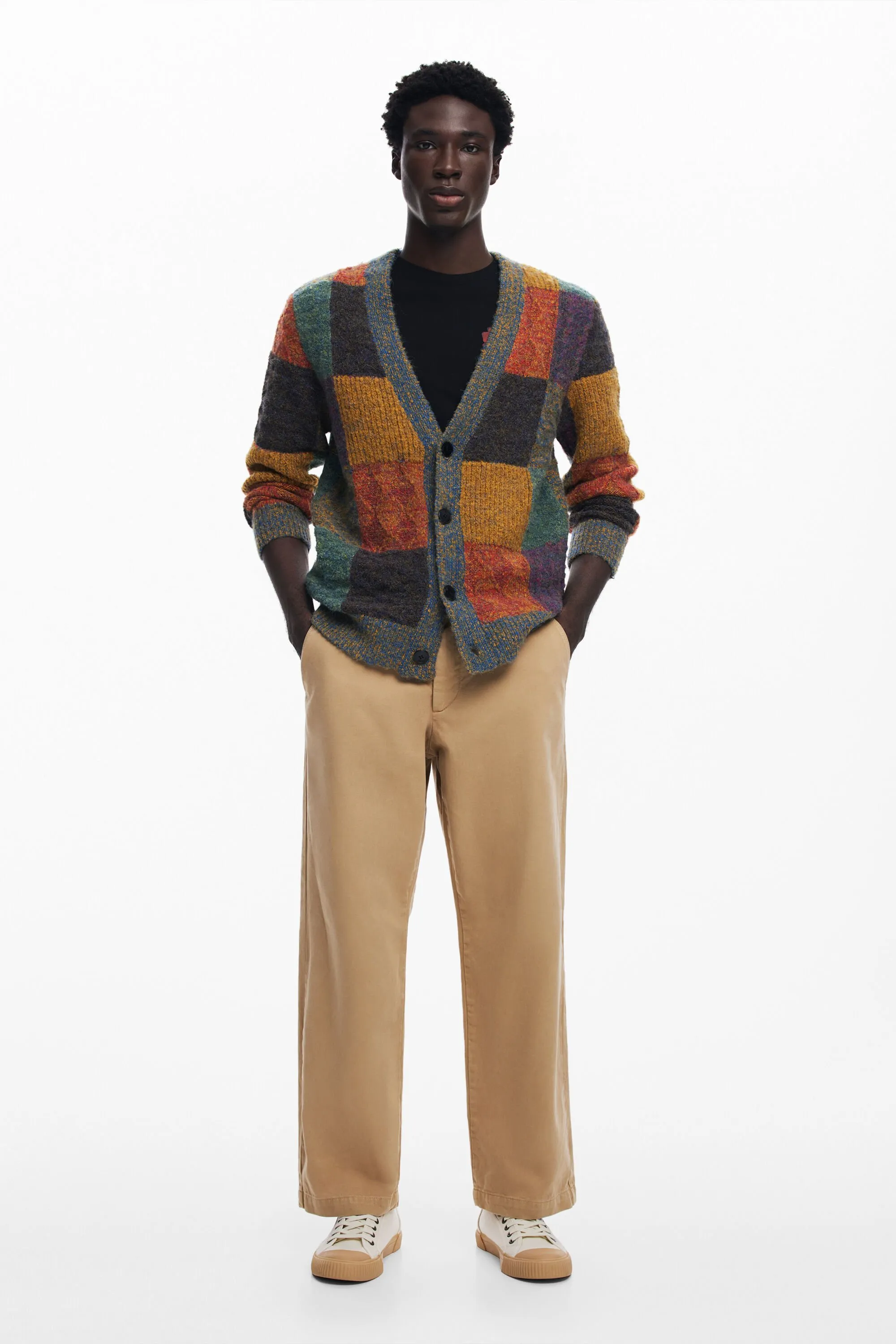 Cardigan cuadros