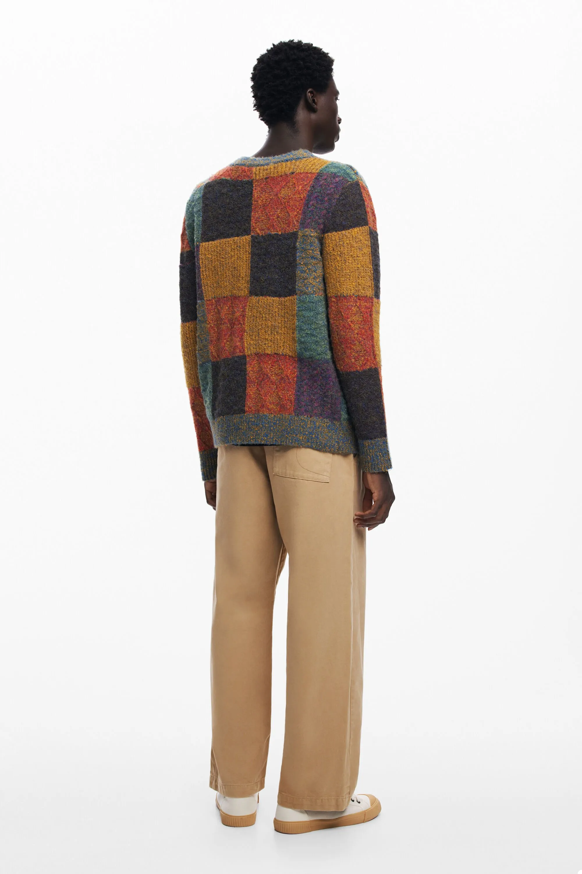 Cardigan cuadros