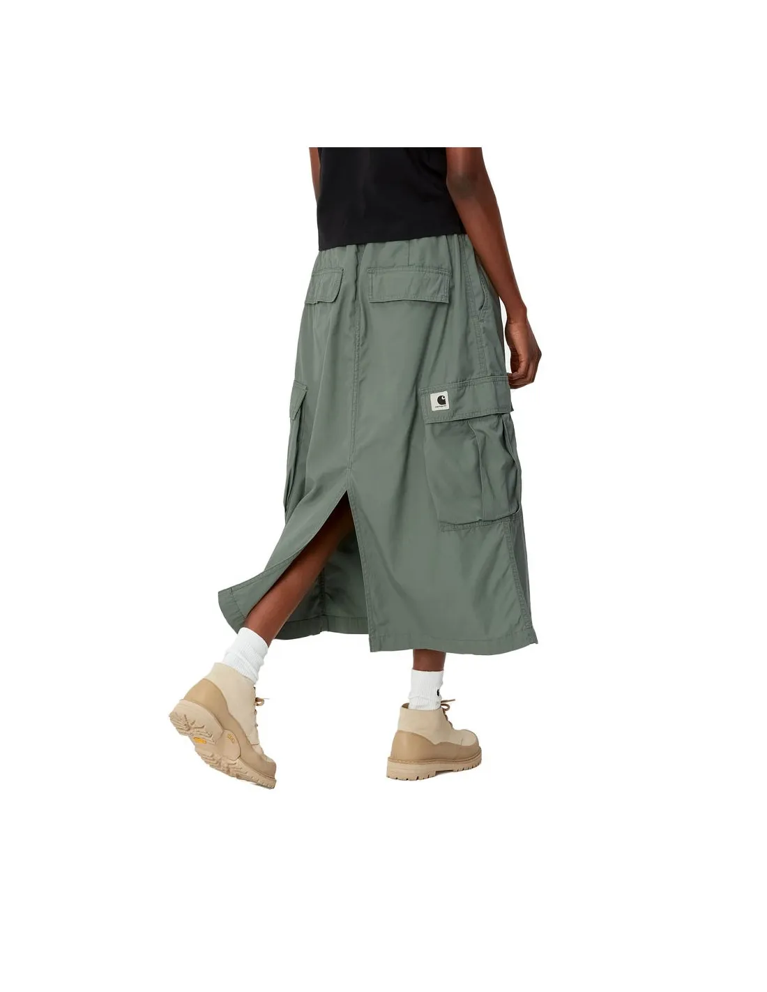 CARHARTT WIP W' JET CARGO SKIRT PARK RINSED