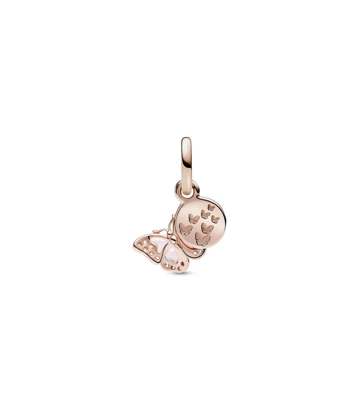 CHARM COLGANTE PANDORA DOBLE MARIPOSA ROSA  782555C01