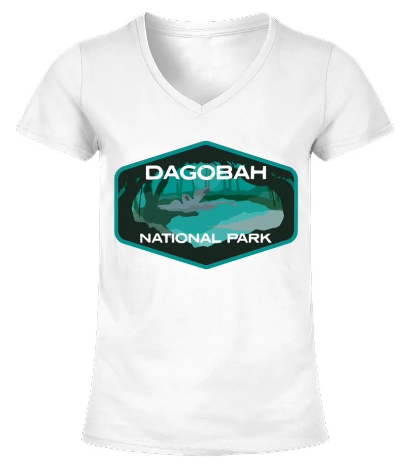 Dagobah National Park Camiseta cuello pico Mujer