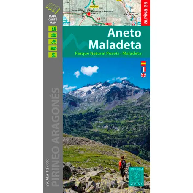 ED. ALPINA MAPA ANETOMALADETA 1:25000 + CARPETA