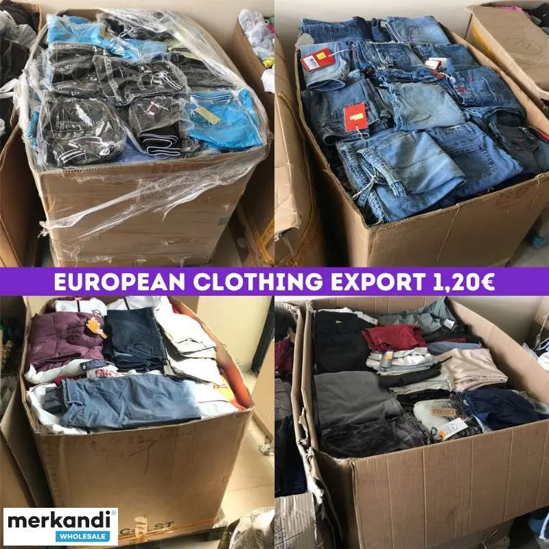 EXPORTACIóN DE ROPA Y CALZADO NUEVO DE EUROPA  MAYORISTA ONLINE