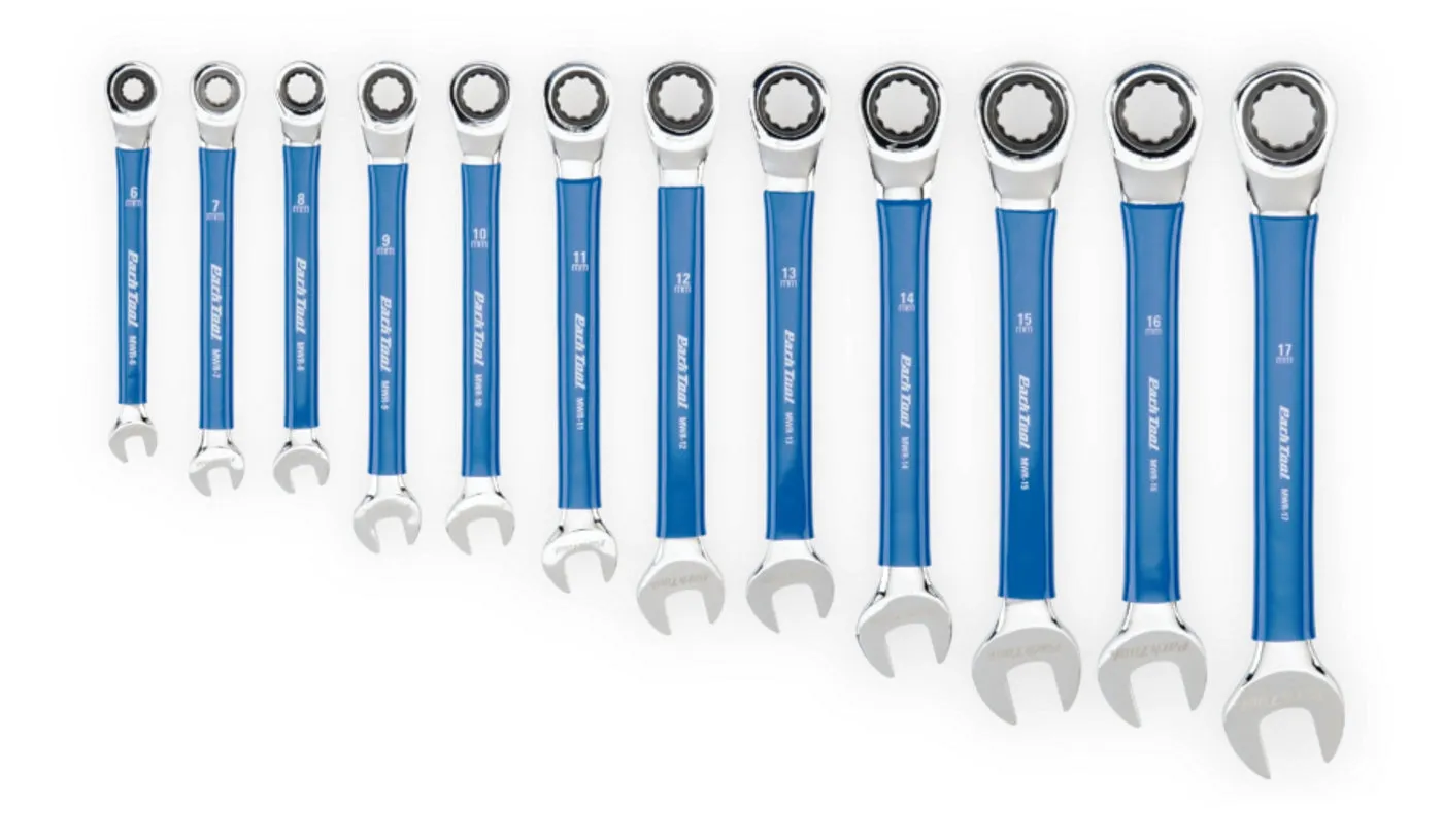 LLAVES PARK TOOL METRICAS PARA DADOS DE MATRACA: 6MM17MM MWRSET (12 PZAS)