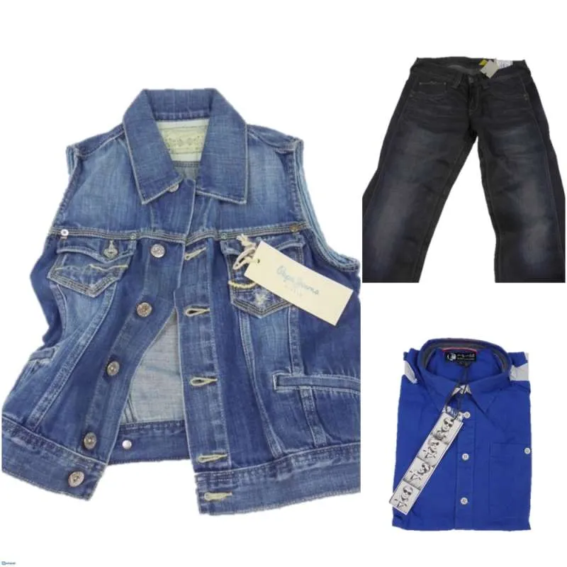 Lote de mezcla de ropa de marca Pepe Jeans
