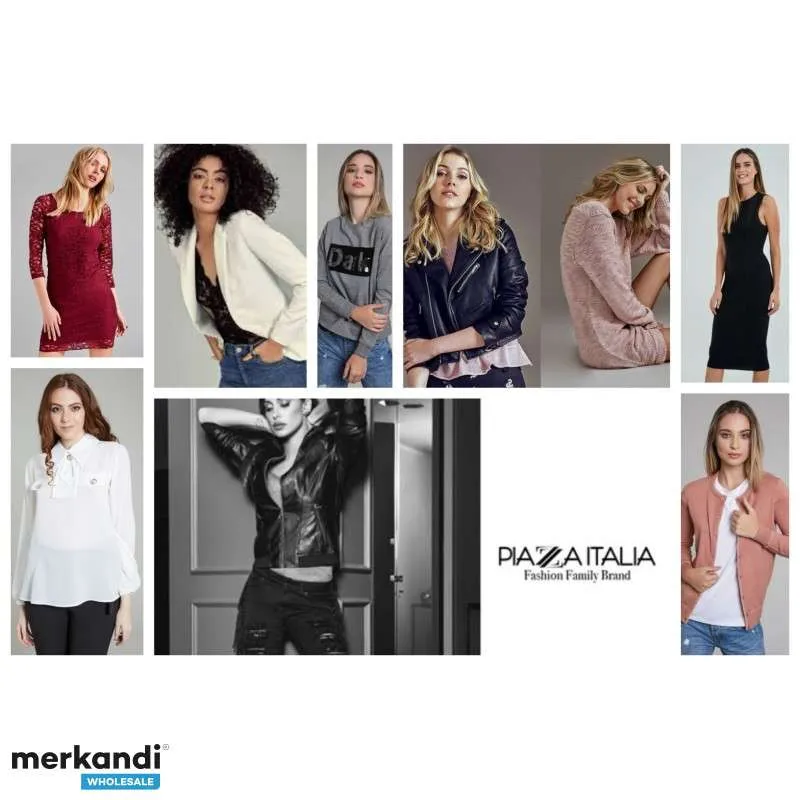 LOTE DE ROPA DE MUJER DE MARCA ITALIANA  PIAZZA ITALIA MIX