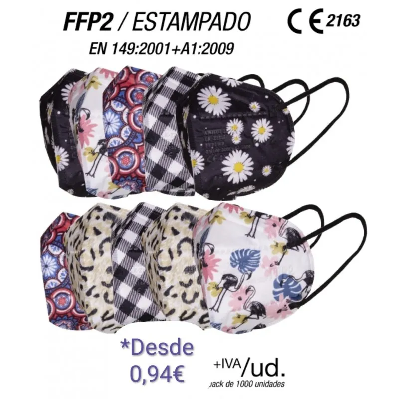 Mascarilla FFP2 Estampadas