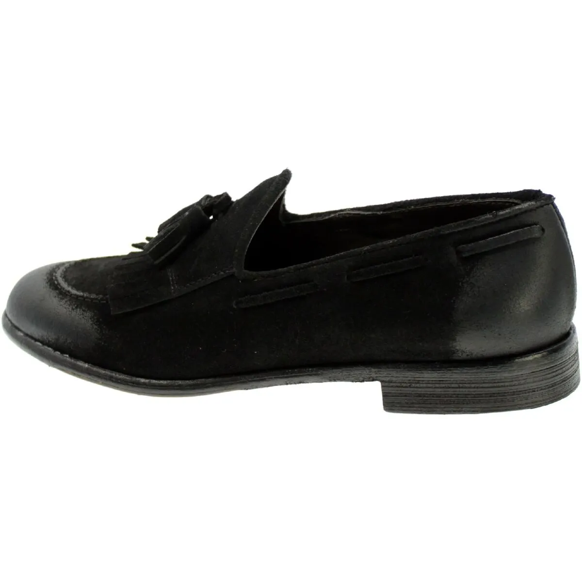 Mocassino Uomo Nero 04