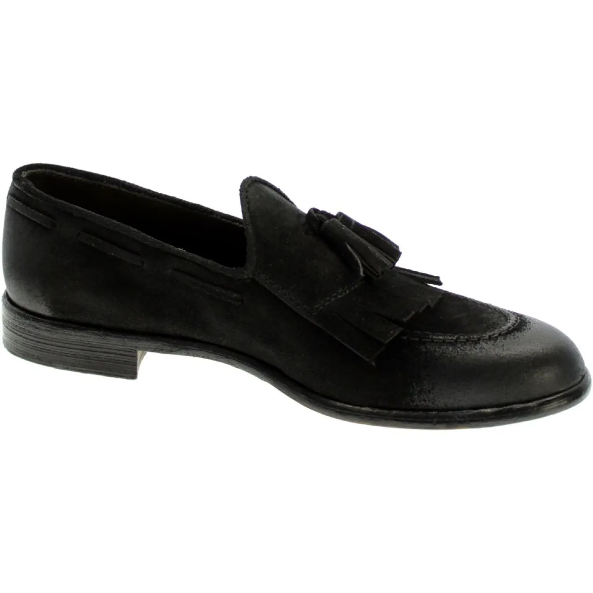 Mocassino Uomo Nero 04