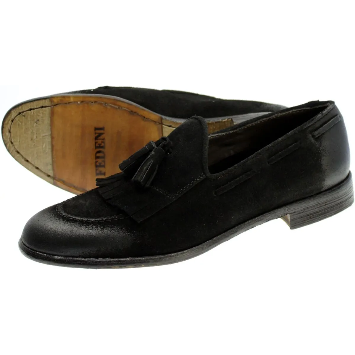 Mocassino Uomo Nero 04