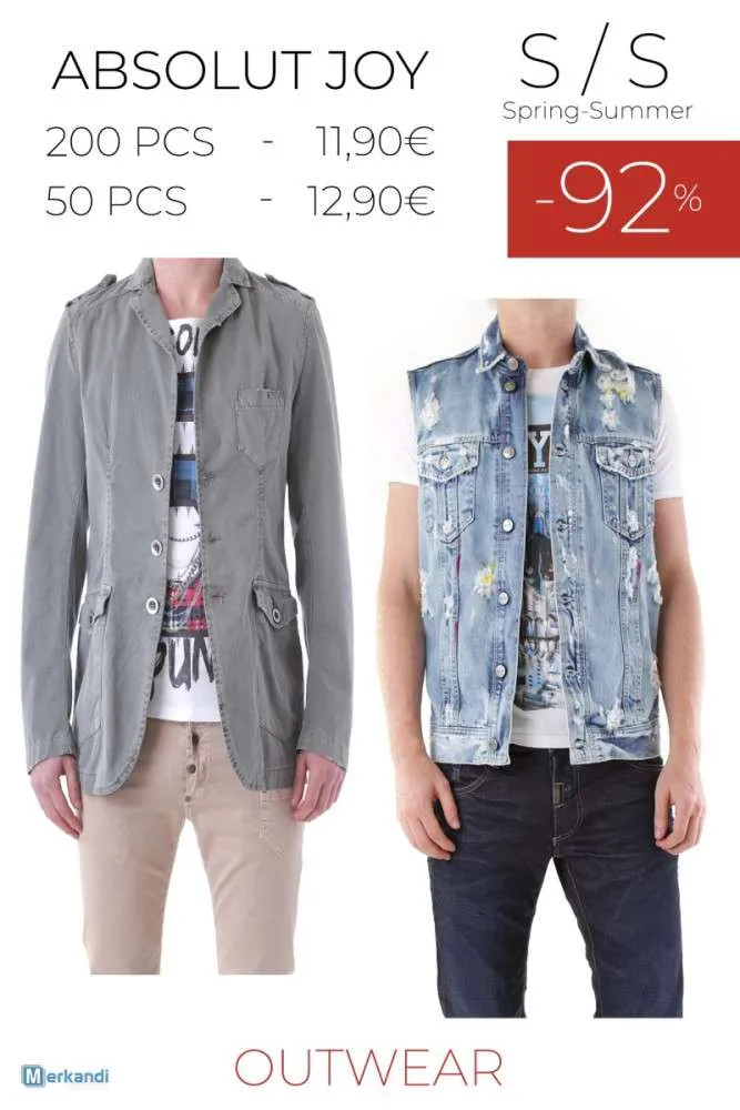 STOCK DE ROPA MARCA ABSOLUT JOY PRIMAVERA/VERANO