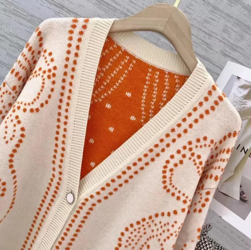 Sweaters Womens Designer Séter Cardigan Jackets H Botón de cuello de V Luxury Luxury Warm Fashion informal