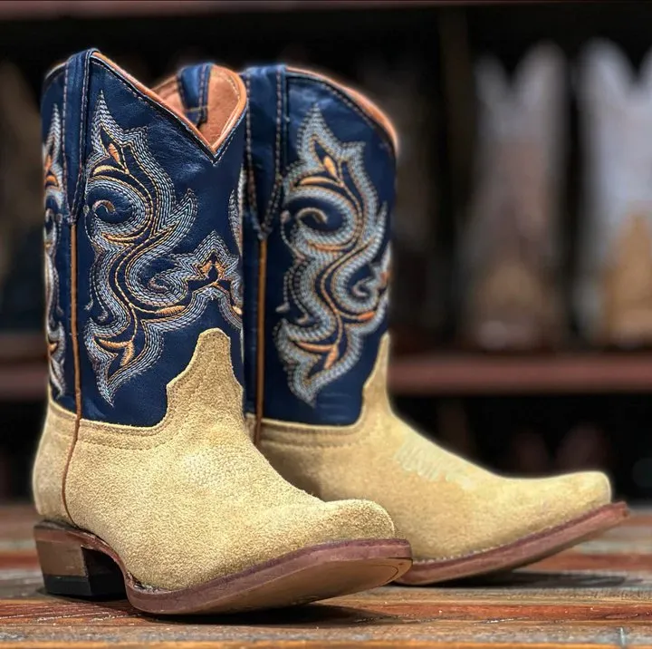 TANNER MARK KID'S LEATHER SQUARE TOE BOOTS  THE RANGER