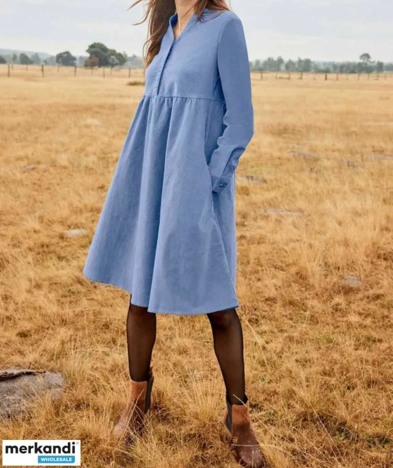 Vestido de mujer, temporada de verano/primavera, palet de mercancías, ropa, productos mixtos, direcciones de mayoristas B2B, pal