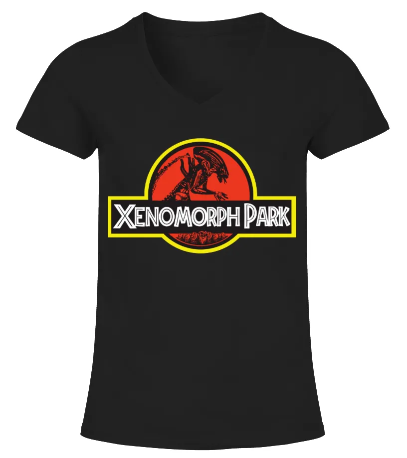 XENOMORPH PARK Camiseta cuello pico Mujer