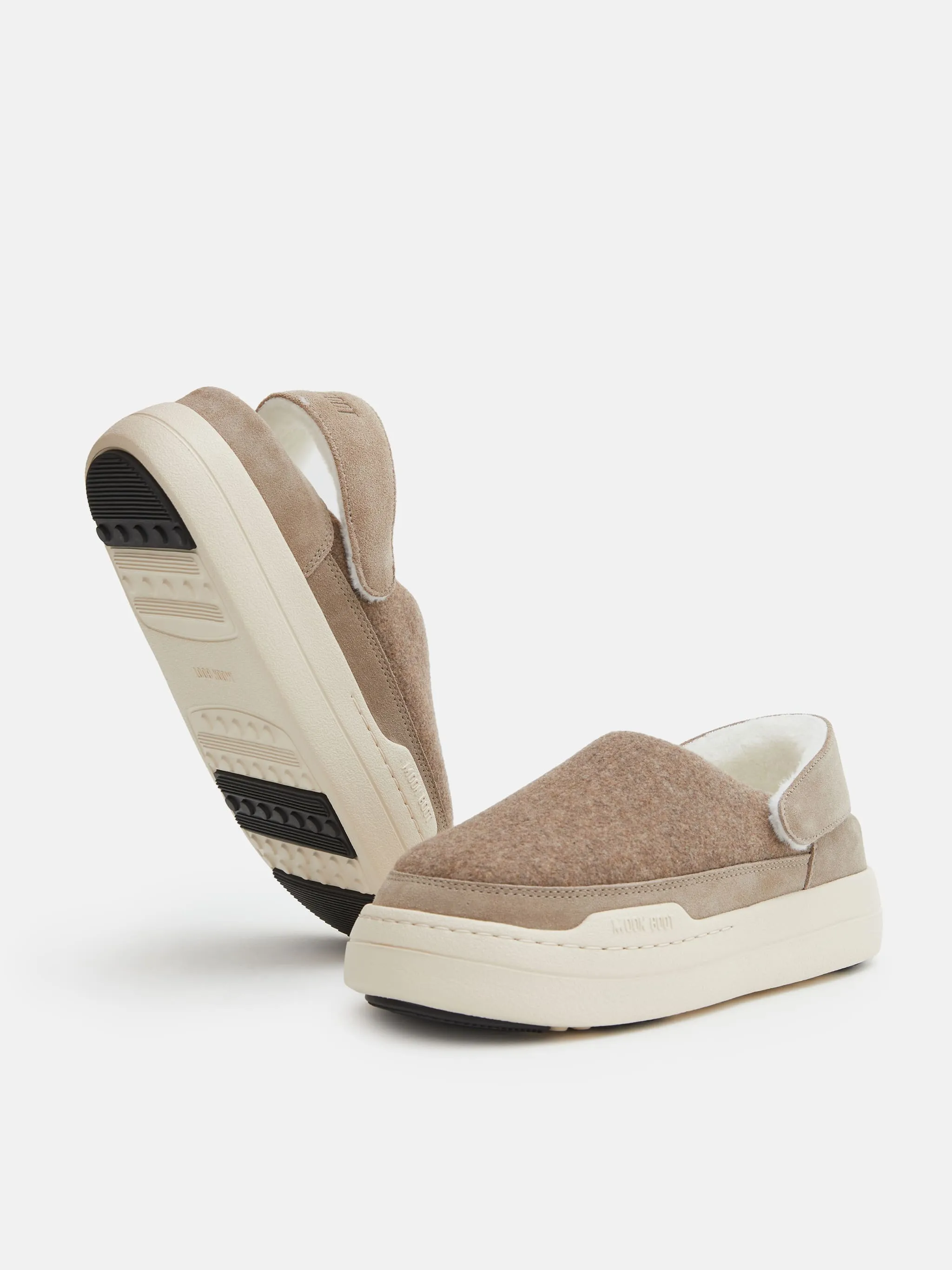 ZUECOS PARK FELT BEIGE